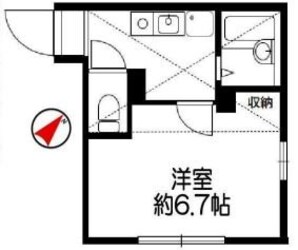 リーヴェルポート鶴見CREAの物件間取画像